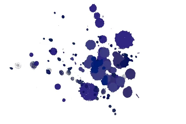 Illustratie Kleurrijke Inkt Spatten Verf Splatters Helder Materiaal Multi Color — Stockfoto