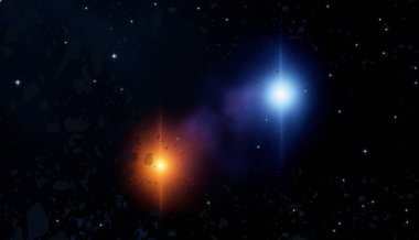 parlaklık ile renkli soyut gökyüzü arka plan