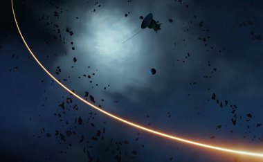 parlaklık ile renkli soyut gökyüzü arka plan