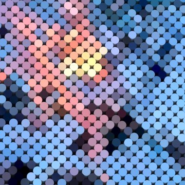 3 boyutlu illüstrasyon. Web modern fon. Renkli desen. Soyut geometrik şekiller. arkaplan.