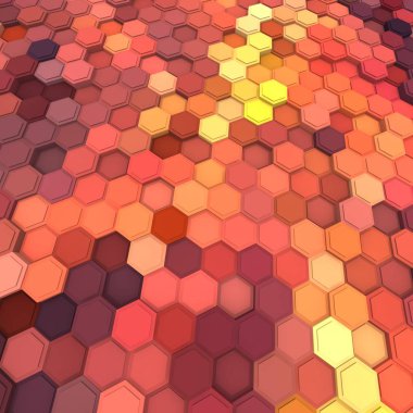 3 boyutlu illüstrasyon. Web modern fon. Renkli desen. Soyut geometrik şekiller. arkaplan.