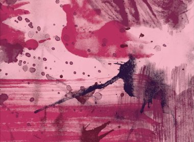 Metin için yeri olan boya lekeleriyle soyut arkaplan