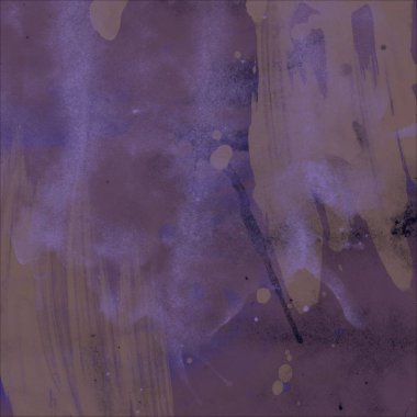 grunge soyut suluboya darbeleri ve boya fırçaları deseni