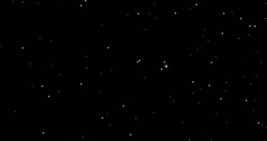 Evren yıldız ve gazla dolu. Uzak evren İllüstrasyon.  