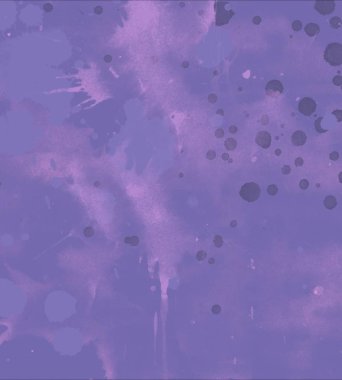 grunge soyut suluboya darbeleri ve boya fırçaları deseni