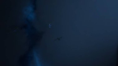 parlaklık ile renkli soyut gökyüzü arka plan