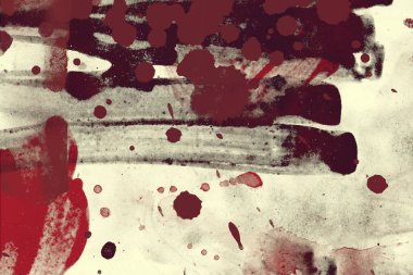 grunge soyut suluboya darbeleri ve boya fırçaları deseni