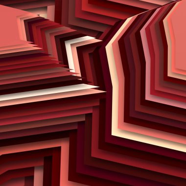 3 boyutlu illüstrasyon. Web modern fon. Renkli desen. Soyut geometrik şekiller. arkaplan.