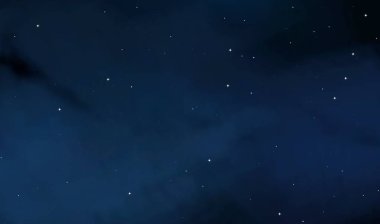 Derin uzay yıldız alanı. Evren yıldızlarla ve gazla dolu. çok uzak bir evren çizimi.  