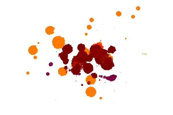 Ilustração Tinta Colorida Salpicos Pulverizadores Tinta Material Brilhante — Fotografia de Stock