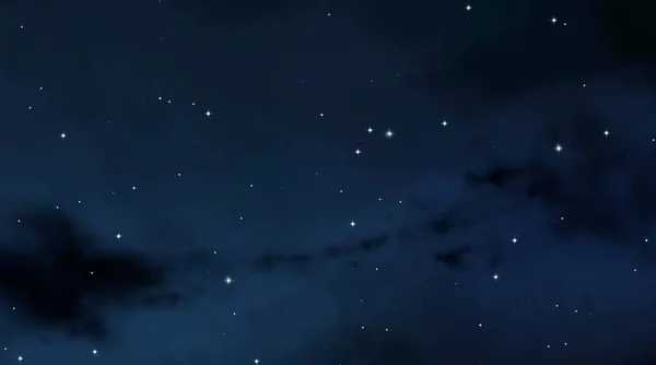 Wszechświat Pełen Gwiazd Gazu Daleki Odległy Kosmos Ilustracja — Zdjęcie stockowe