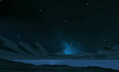 parlaklık ile renkli soyut gökyüzü arka plan