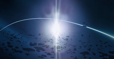 parlaklık ile renkli soyut gökyüzü arka plan