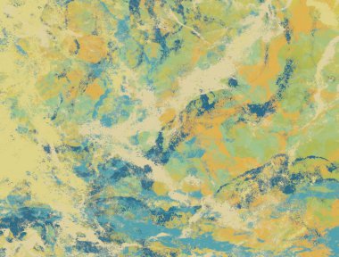 metin için alan ile arka planda soyut renkli lekeler