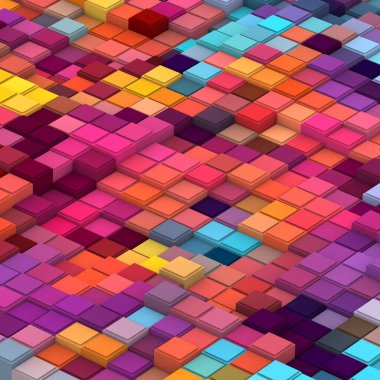 3 boyutlu illüstrasyon. Web modern fon. Renkli desen. Soyut geometrik şekiller. arkaplan.