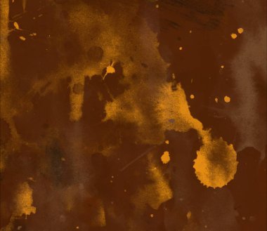 grunge soyut suluboya darbeleri ve boya fırçaları deseni