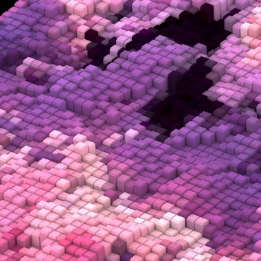 3 boyutlu illüstrasyon. Web modern fon. Renkli desen. Soyut geometrik şekiller. arkaplan.