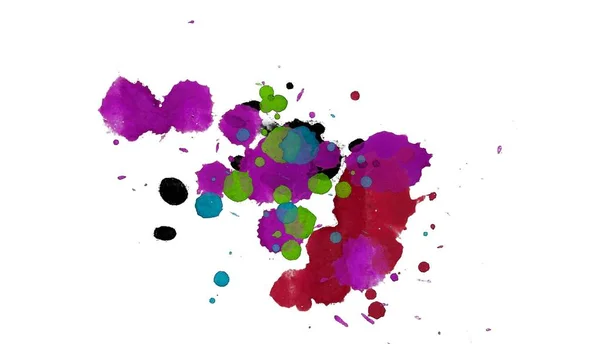 滴を持つ抽象的な色の背景 — ストック写真
