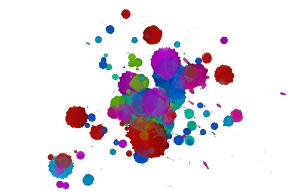 Abstract Gekleurde Achtergrond Met Druppels — Stockfoto