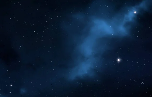 美丽的宇宙天文学背景与星星 — 图库照片