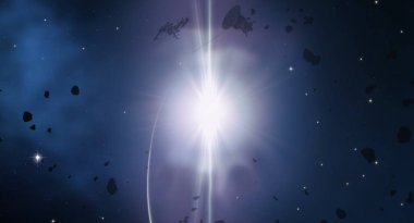 parlaklık ile renkli soyut gökyüzü arka plan