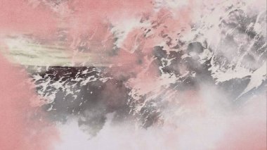 Metin için yeri olan boya lekeleriyle soyut arkaplan