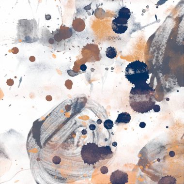 grunge desensoyut suluboya darbeleri ve lekeleri