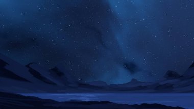 yıldız ile güzel kozmos astronomi arka plan