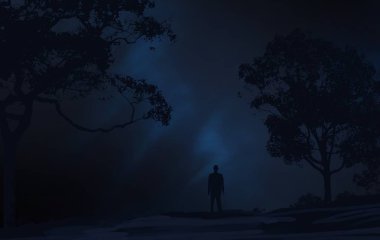 Soyut alan koyu arka plan  