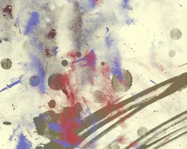 grunge desensoyut suluboya darbeleri ve lekeleri