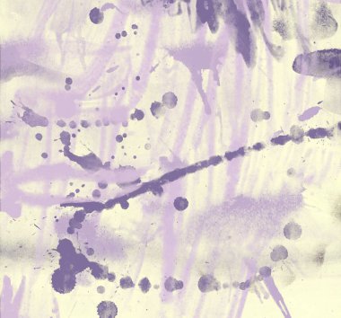 grunge soyut suluboya darbeleri ve boya fırçaları deseni