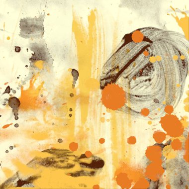 grunge desensoyut suluboya darbeleri ve lekeleri