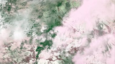 Metin için yeri olan boya lekeleriyle soyut arkaplan