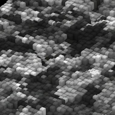 3 boyutlu illüstrasyon. Web modern fon. Renkli desen. Soyut geometrik şekiller. arkaplan.