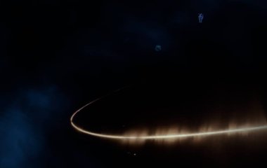 parlaklık ile renkli soyut gökyüzü arka plan