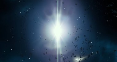 parlaklık ile renkli soyut gökyüzü arka plan