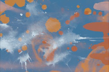 grunge desensoyut suluboya darbeleri ve lekeleri