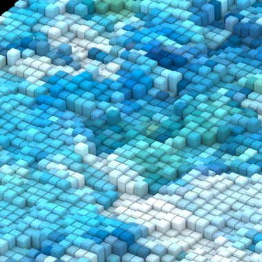 3 boyutlu illüstrasyon. Web modern fon. Renkli desen. Soyut geometrik şekiller. arkaplan.