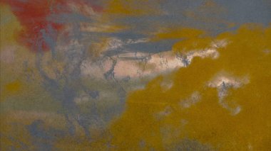 Metin için yeri olan boya lekeleriyle soyut arkaplan