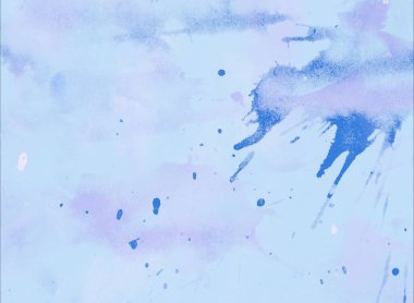 grunge soyut suluboya darbeleri ve boya fırçaları deseni