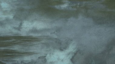 Metin için yeri olan boya lekeleriyle soyut arkaplan