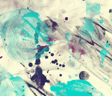 grunge desensoyut suluboya darbeleri ve lekeleri