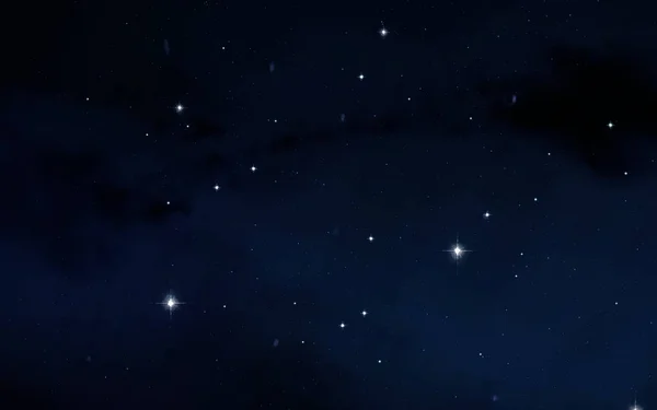 星とガスで満たされた宇宙 遠い宇宙イラスト — ストック写真