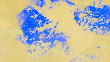 Metin için yeri olan boya lekeleriyle soyut arkaplan