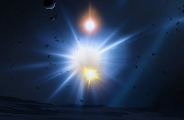 parlaklık ile renkli soyut gökyüzü arka plan