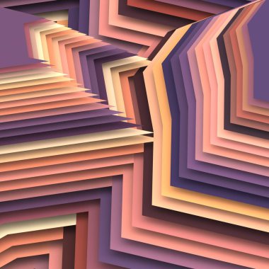 3 boyutlu illüstrasyon. Web modern fon. Renkli desen. Soyut geometrik şekiller. arkaplan.