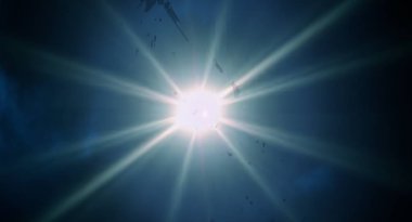 yıldız ile güzel kozmos astronomi arka plan