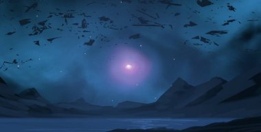 Soyut alan koyu arka plan  