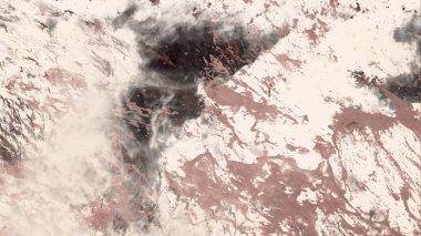 Metin için yeri olan boya lekeleriyle soyut arkaplan