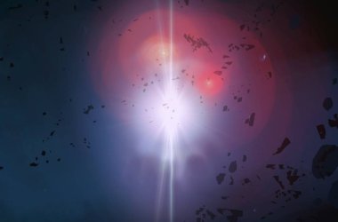 parlaklık ile renkli soyut gökyüzü arka plan